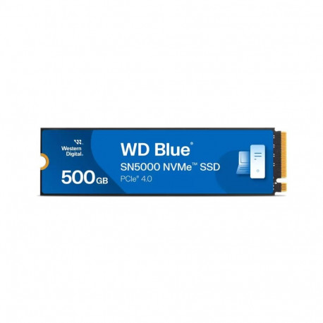 SSD|WESTERN DIGITAL|Blue SN5000|500GB|M.2|PCIe Gen4|NVMe|Write speed 4000 MBytes/sec|Read speed 5000