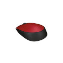 MOUSE USB OPTICAL WRL M171/RED 910-004641 LOGITECH