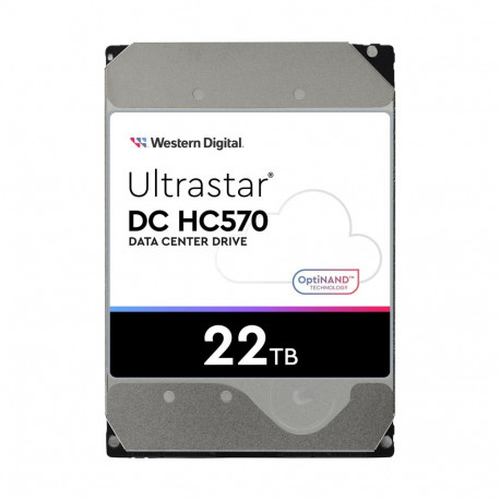 HDD|WESTERN DIGITAL ULTRASTAR|Ultrastar DC HC570|22TB|SAS|512 MB|7200 rpm|3,5"|MTBF 2500000 hours|0F