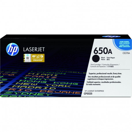"HP original Colour LaserJet CE270A Toner cartridge black standard capacity 13.500 pages 1-pack"