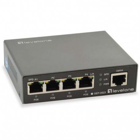 "Switch 5x GE GEP-0523 60W 4xPoE+"