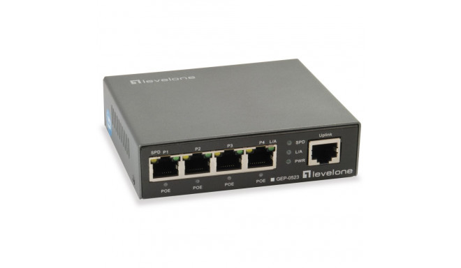 "Switch 5x GE GEP-0523 60W 4xPoE+"