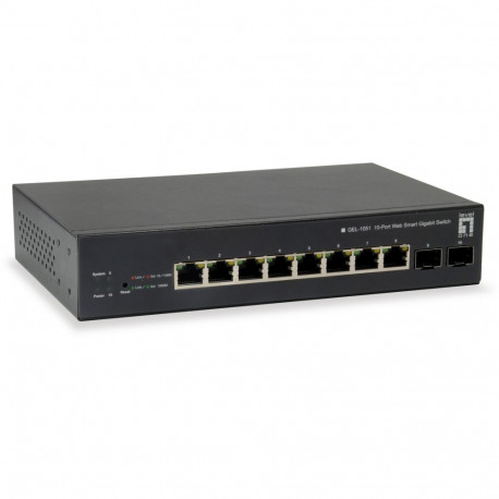 "Switch 8x GE GEP-1051 2xGSFP 70W 8xPoE"
