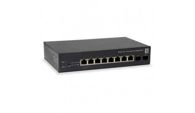"Switch 8x GE GEP-1051 2xGSFP 70W 8xPoE"