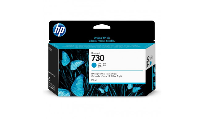 "HP 730 130 ml Tinte Cyan"