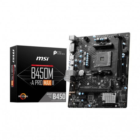 "MSI B450M-A Pro MAX II (B450.AM4.mATX.DDR4)"