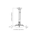 "Equip Beamer Deckenhalterung universal bis 20kg +++ Wand ws retail"