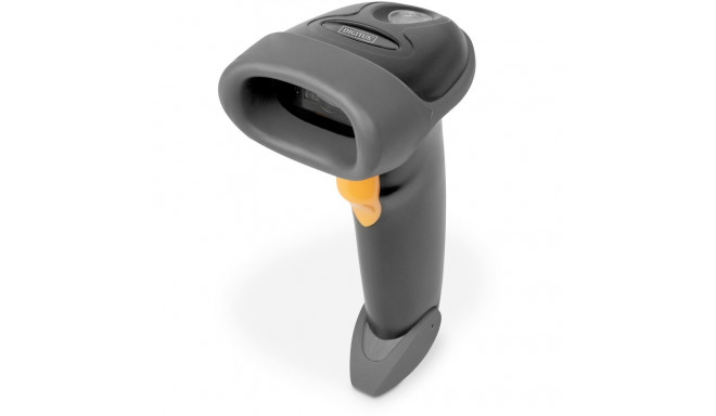 "DIGITUS Barcode Handscanner 1D/2D Kabel QR-Code grau"