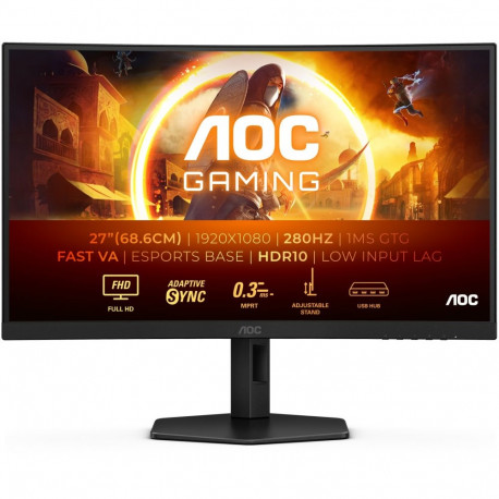 "AOC 68,6cm (27"") C27G4ZXU 16:09 2xHDMI+DP+USB Curved bl/gr"