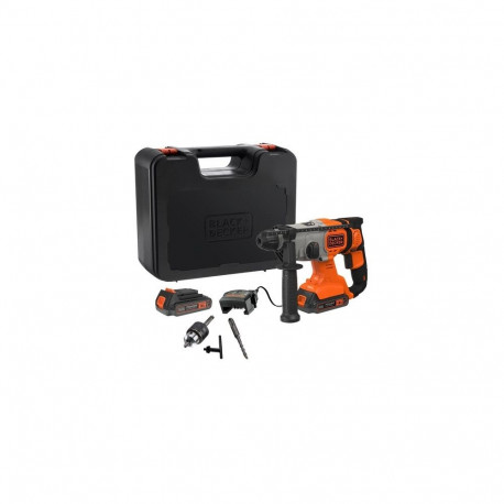 "Black&Decker Akku-Kombihammer SDS-pl.18V.2x2.5Ah BCD900E2K"