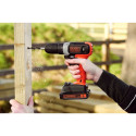 "Black&Decker Akku-Bohrschrauber 18V 1.5Ah BCD001C1"