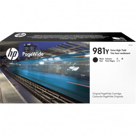 "HP 981Y original Extra High Yield Black PageWide Cartridge L0R16A"