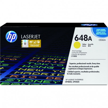"HP 648A original Color LaserJet Toner cartridge CE262A yellow standard capacity 11.000 pages 1-pack