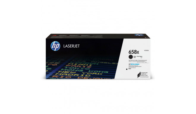 "HP Toner 658X Black LaserJet Toner Cartridge"