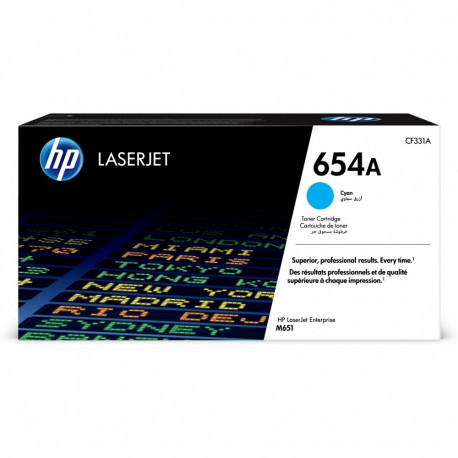 "HP 654A Original Toner cyan Standardkapazitt 15.000 Seiten 1er-Pack"