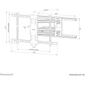 "Neomounts WL40S-850BL18 bewegliche Wandhalterung für 43-86"" Bildschirme - Schwarz"