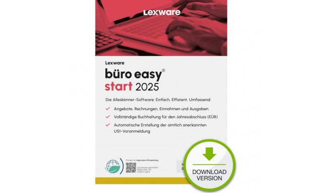 "Lexware Büro Easy Start 2025 - 1 Device, ABO - ESD -DownloadESD"