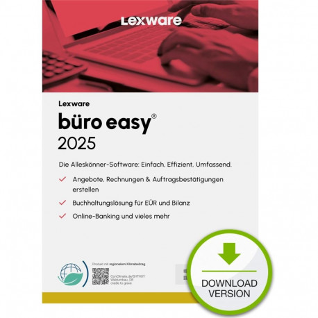 "Lexware Büro Easy 2025 - 1 Device, ABO - ESD -DownloadESD"