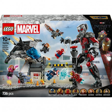 "LEGO Super Heroes Marvel Captain America: Civil War Actionduell 76314"