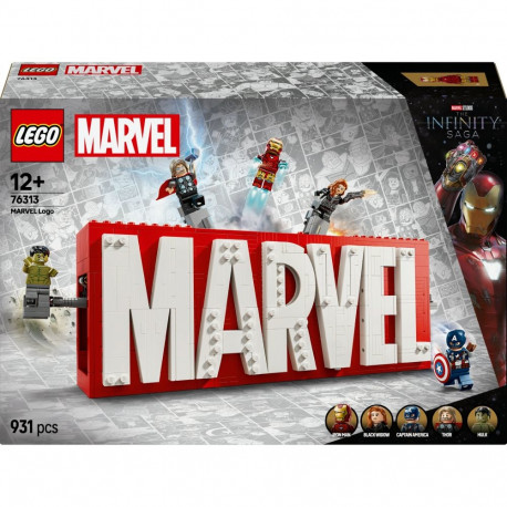 "LEGO Super Heroes Marvel MARVEL Logo & Minifiguren 76313"