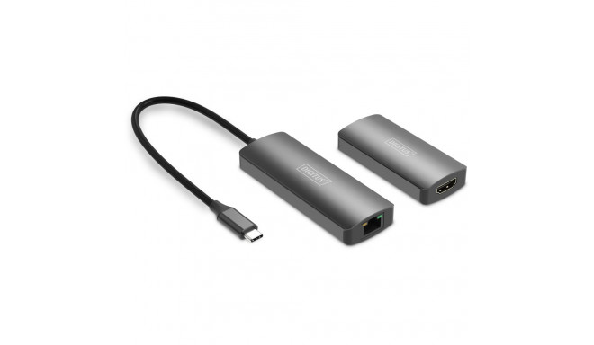 "DIGITUS HDMI-USB-C Extender 4K/120Hz CAT6A 30m"
