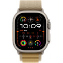 "APPLE Watch Ultra 2 GPS + Cellular 49mm Natural Titanium Case with Tan Alpine Loop - Large"