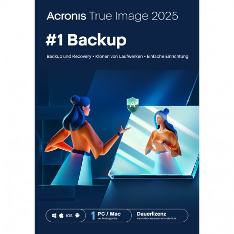 Acronis True Image 2025 - 1 arvuti - tähtajatu - ESD-DownloadESD
