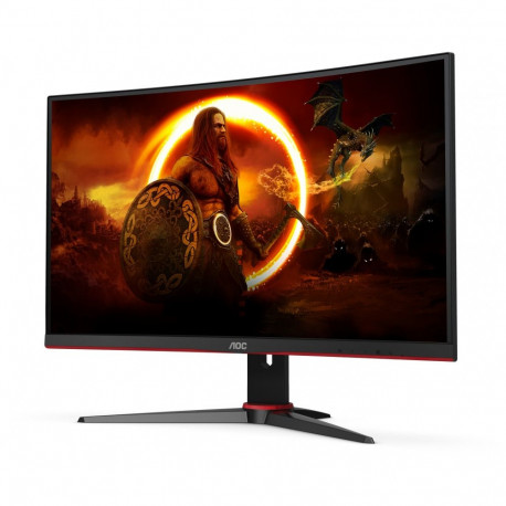 "59,9cm/23,6'' (1920x1080) AOC Gaming C24G2AE/BK 16:9 1ms 165Hz VESA Speaker Full HD Red/Black"