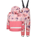 Vihmakomplekt Didriksons Waterman Print Kids 10 roosa/kirju - 100