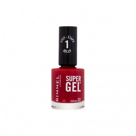 Rimmel London Super Gel STEP1 (12ml) (016 Cerise Pop)