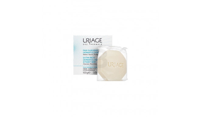 Uriage Eau Thermale Solid Facial Soap Ultra-Rich Dermatological Syndet Bar 100 g