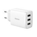 Baseus Compact Charger 3U 17W EU valge