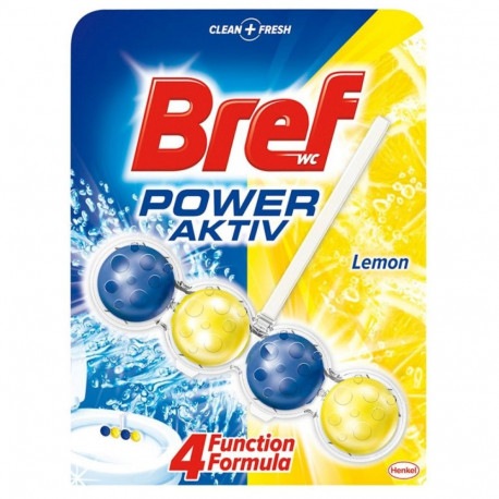 Туалетные блоки Bref Power Aktiv Лимон 51г