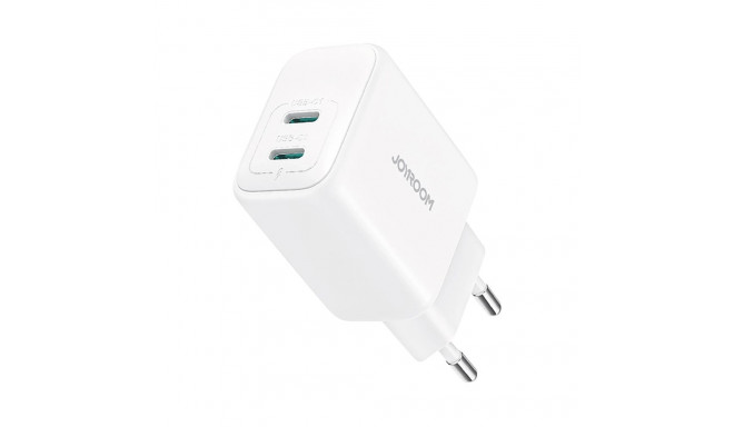 Сетевое зарядное устройство Joyroom JR-TCF12 2x USB-C 20W PD | QC 3.0 - белый