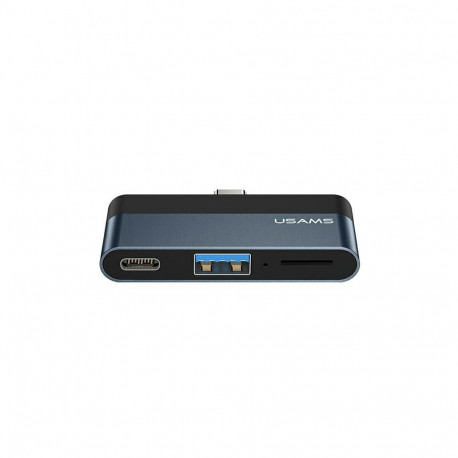 USAMS US-SJ491 adapter HUB USB 3.0|USB-C|Micro SD hall