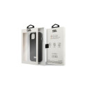 Karl Lagerfeld Saffiano Plaque Case for iPhone 13 Black