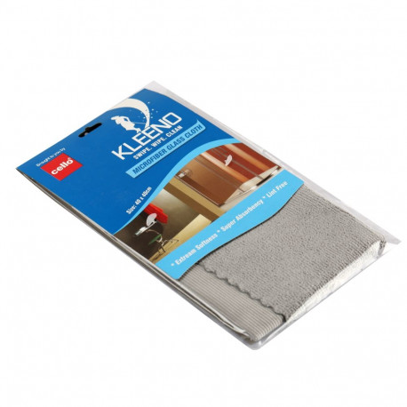 Cello Kleeno microfiber glass cloth | gray