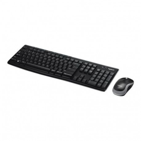 Logitech Mouse and Keyboard Set MK270 - US Layout - Black
