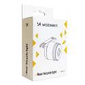 Wozinsky LED tagumine jalgratta valgus mikro USB punane valgus 5 režiimi must (WRBLB2)