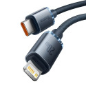 Baseus Crystal  kaabel USB-C to Lightning 20W PD 2m must