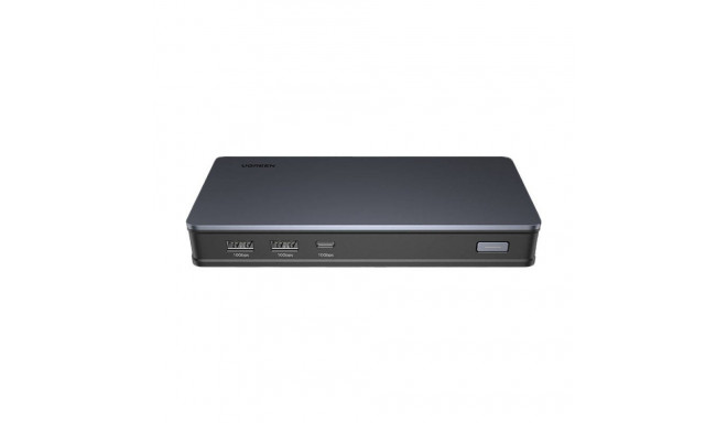Adapter HUB UGREEN CM615 USB-C to 2x USB-A, 1x USB-C 3.1, 2x HDMI, 2x DP,  SD|TF, RJ45