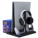 iPega P5013 Charger and Cooling Station for PS5 and PS5 Controller Black