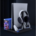 iPega P5013 Charger and Cooling Station for PS5 and PS5 Controller Black