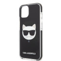Karl Lagerfeld TPE Choupette Head Case for iPhone 13 Black