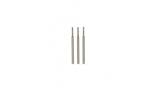 Proxxon micro twist drill bit set – 3-piece 1.2 mm HSS tungsten vanadium, 2.35 mm shank, precision d