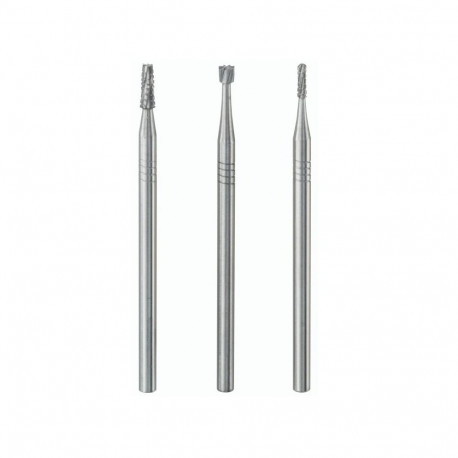 Proxxon Tungsten Carbide Milling Bits MICROMOT 28752 – 3 pcs, assorted shapes