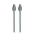 Tungsten vanadium milling bit, 2 pcs., cone-shaped, 6 mm