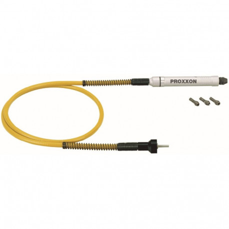 Proxxon MICROMOT 28620 flexible shaft attachment – triple ball bearings, 100 cm length, aluminum han
