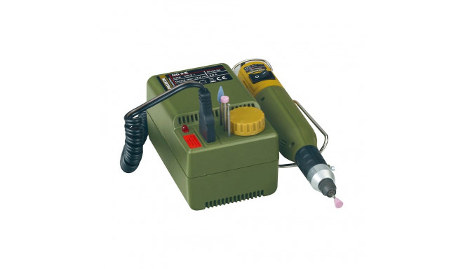 Proxxon MICROMOT 60/E engraving set – 40 W variable-speed rotary tool, 5,000–20,000 rpm, 34 bits and