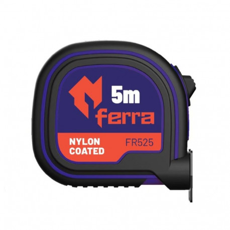 Ferra 5mx25mm kahepoolne mõõdulint magnetiga (6tk)